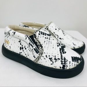 AKID Snake Print Slip-On Shoes